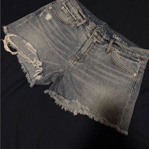 Gap Women's Blue Denim Shorts